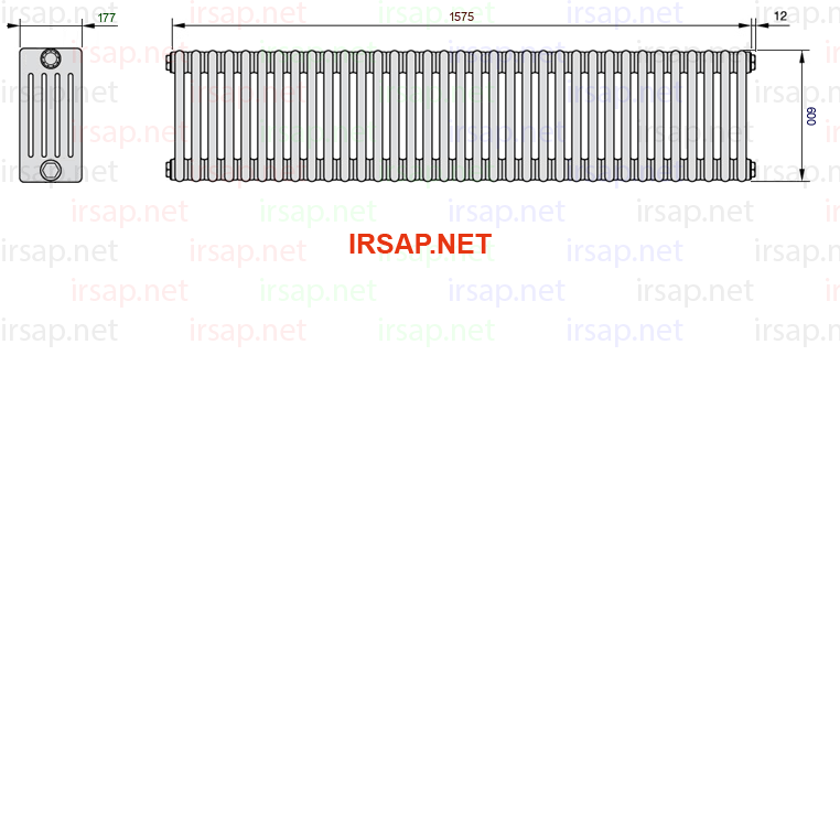 Радиатор IRSAP Tesi 50600/35 T22 CL 01